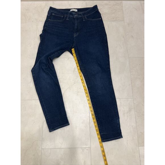 Madewell Size 30 Jeans Curvy High-Rise Skinny Blue EUC - Picture 5 of 10